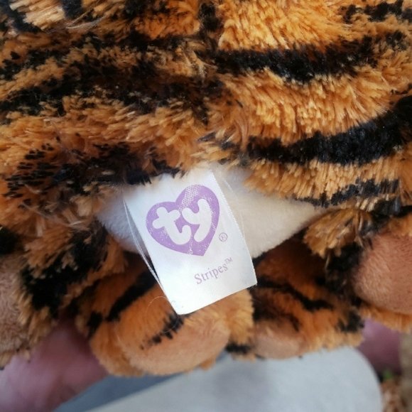 Ty Beanie Boos "Stripes" Tiger - Picture 3 of 4